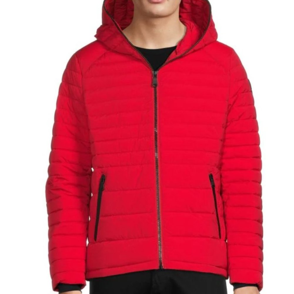 PAJAR Axel Men's Hooded 2-Layer Fill 3M Thinsulate Puffer Jacket Lightweight